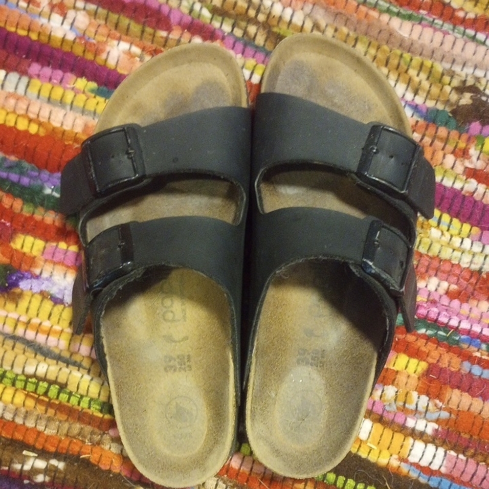 Papillio By Birkenstock Arizona Black Sandals